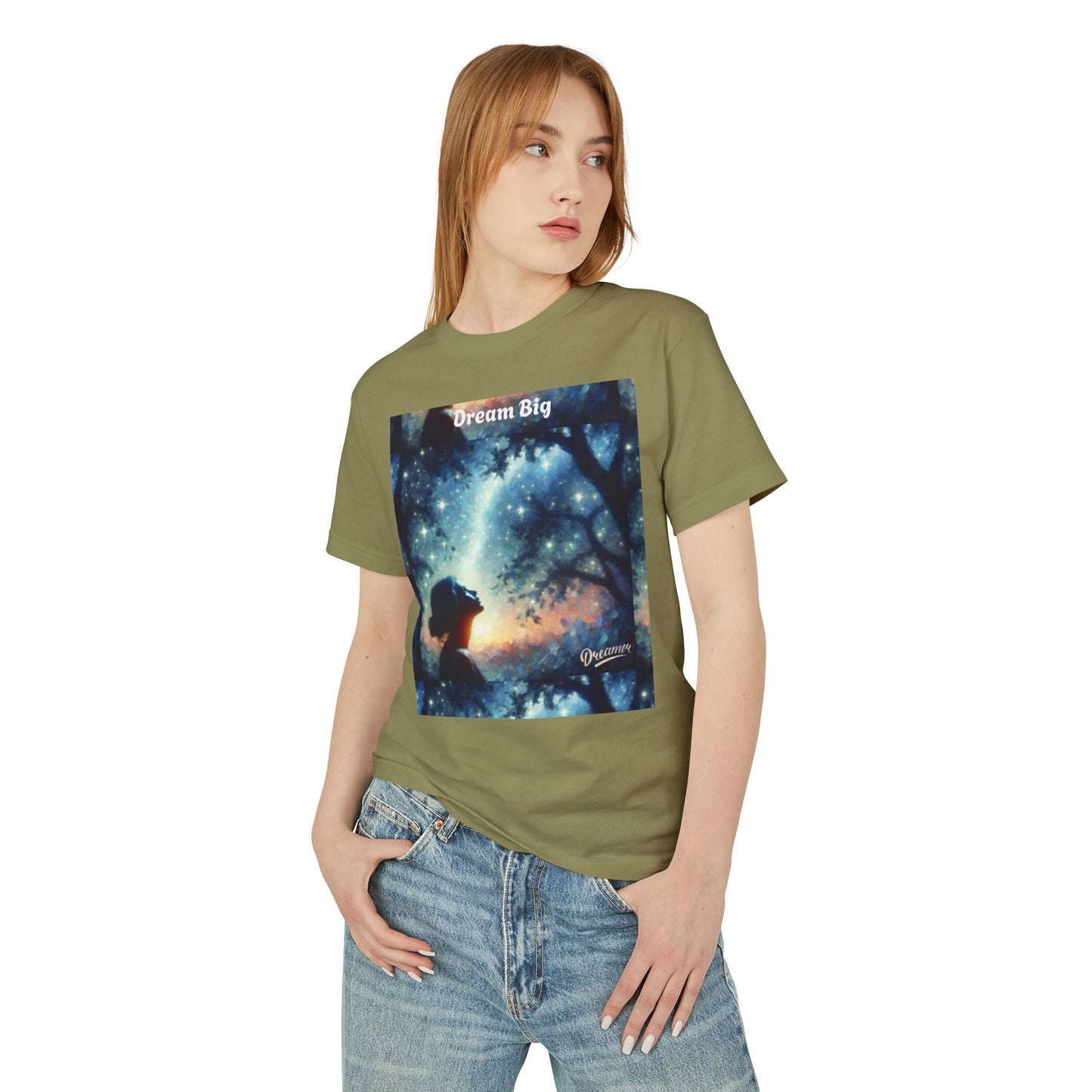 MYB Dreamy Cotton Tee with Inspirational Quote - Unisex Heavyweight Shirt