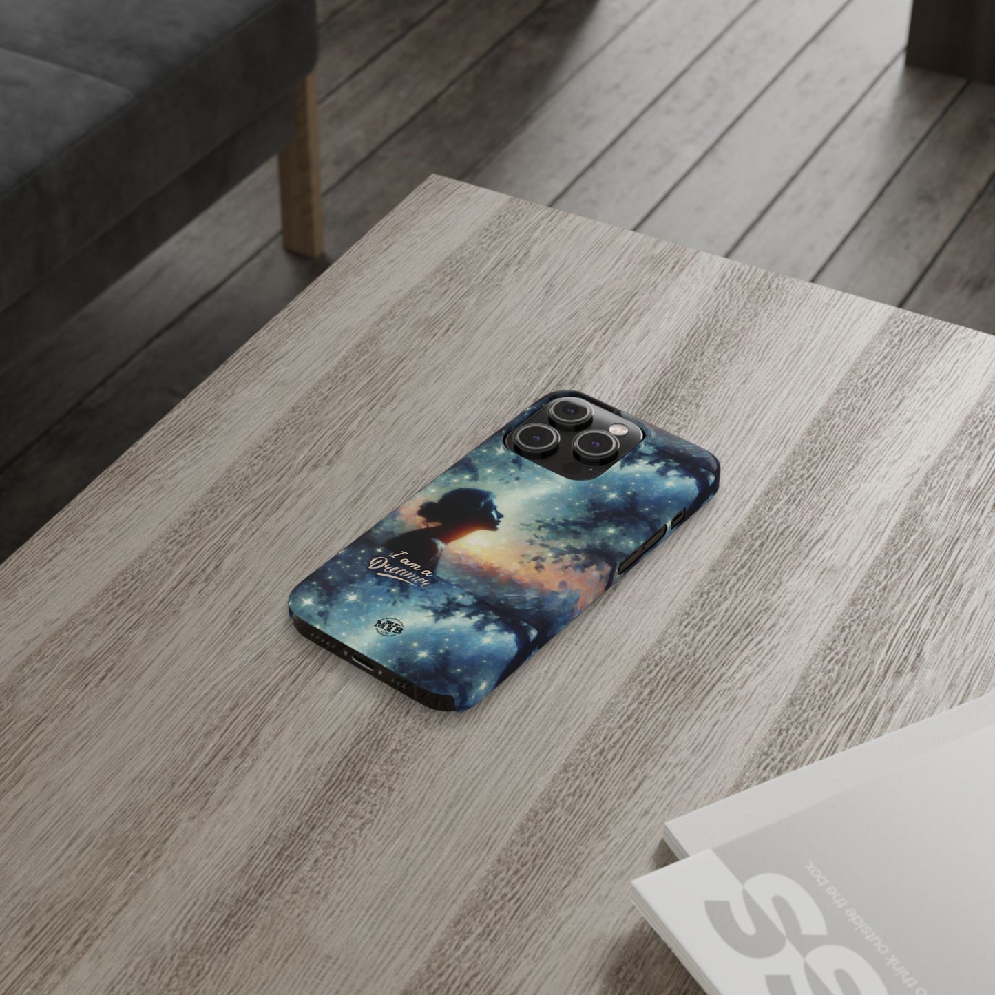 MYB Dreamer Slim Phone Case - Starry Night Design for Dreamers & Nature Lovers