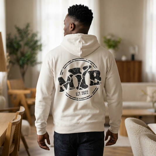 Distressed MTB Logo Hoodie - Mountain Bike Sweatshirt "MTR EST. 2022"