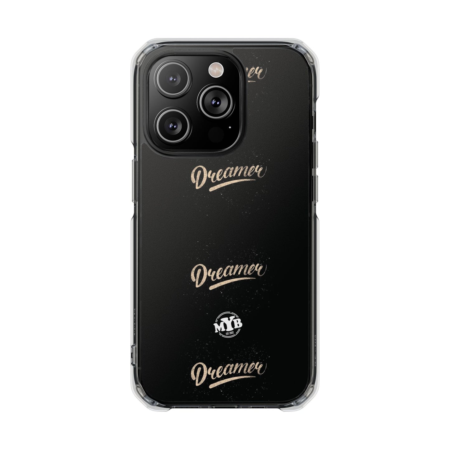 MYB Dreamer Magnetic Clear Impact Case - Stylish Phone Protection