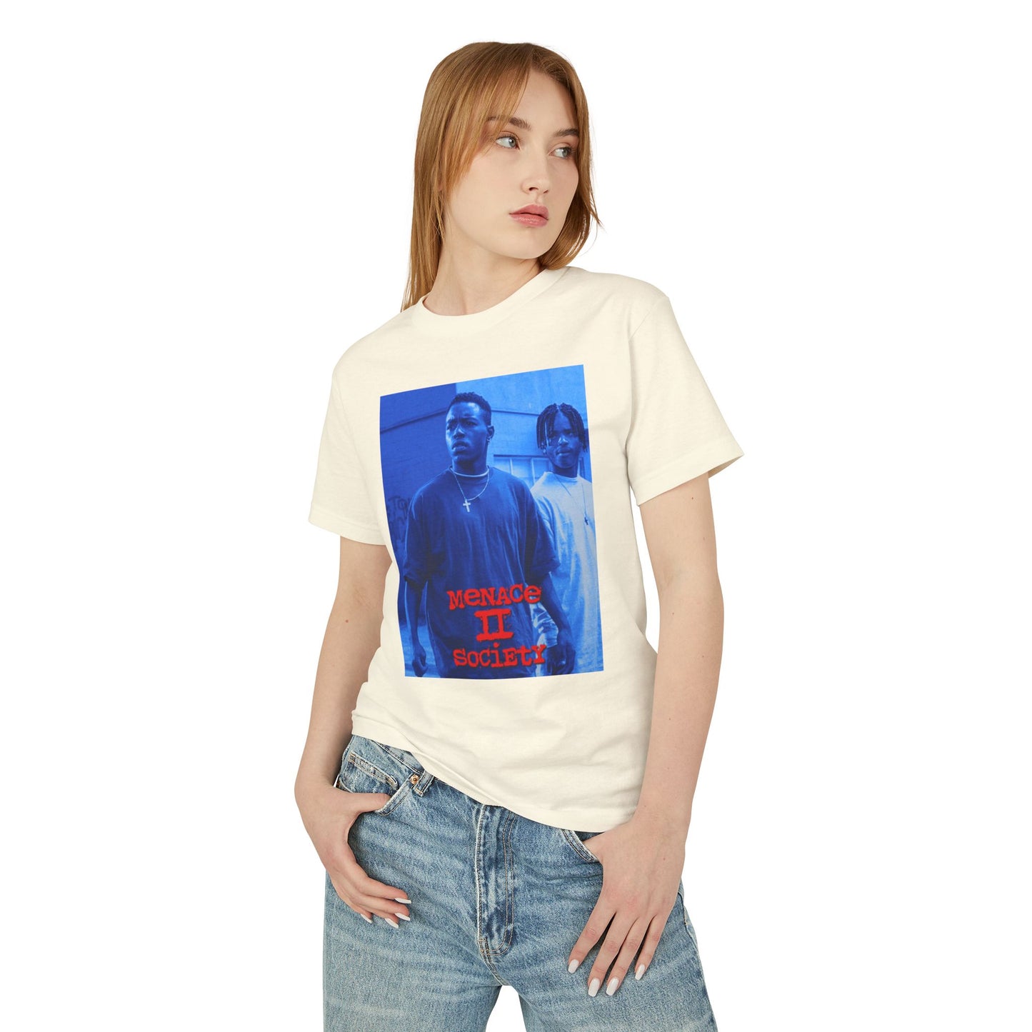 MYB Menace II Society Graphic Tee - Unisex Heavyweight Cotton Shirt with Inspirational Quote