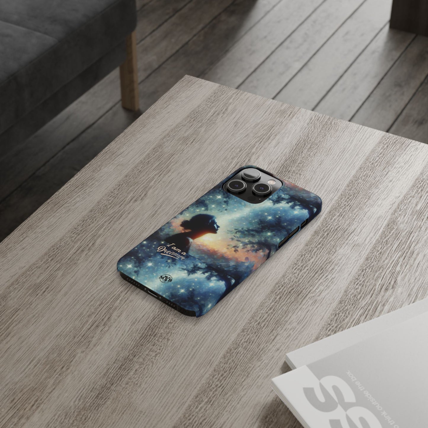 MYB Dreamer Slim Phone Case - Starry Night Design for Dreamers & Nature Lovers