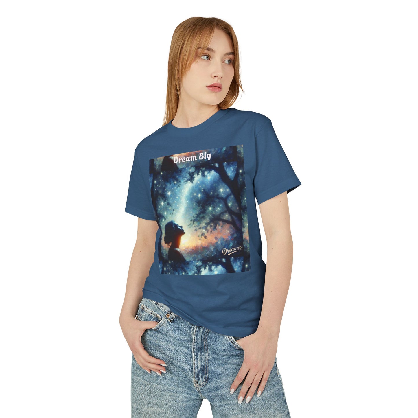MYB Dreamy Cotton Tee with Inspirational Quote - Unisex Heavyweight Shirt