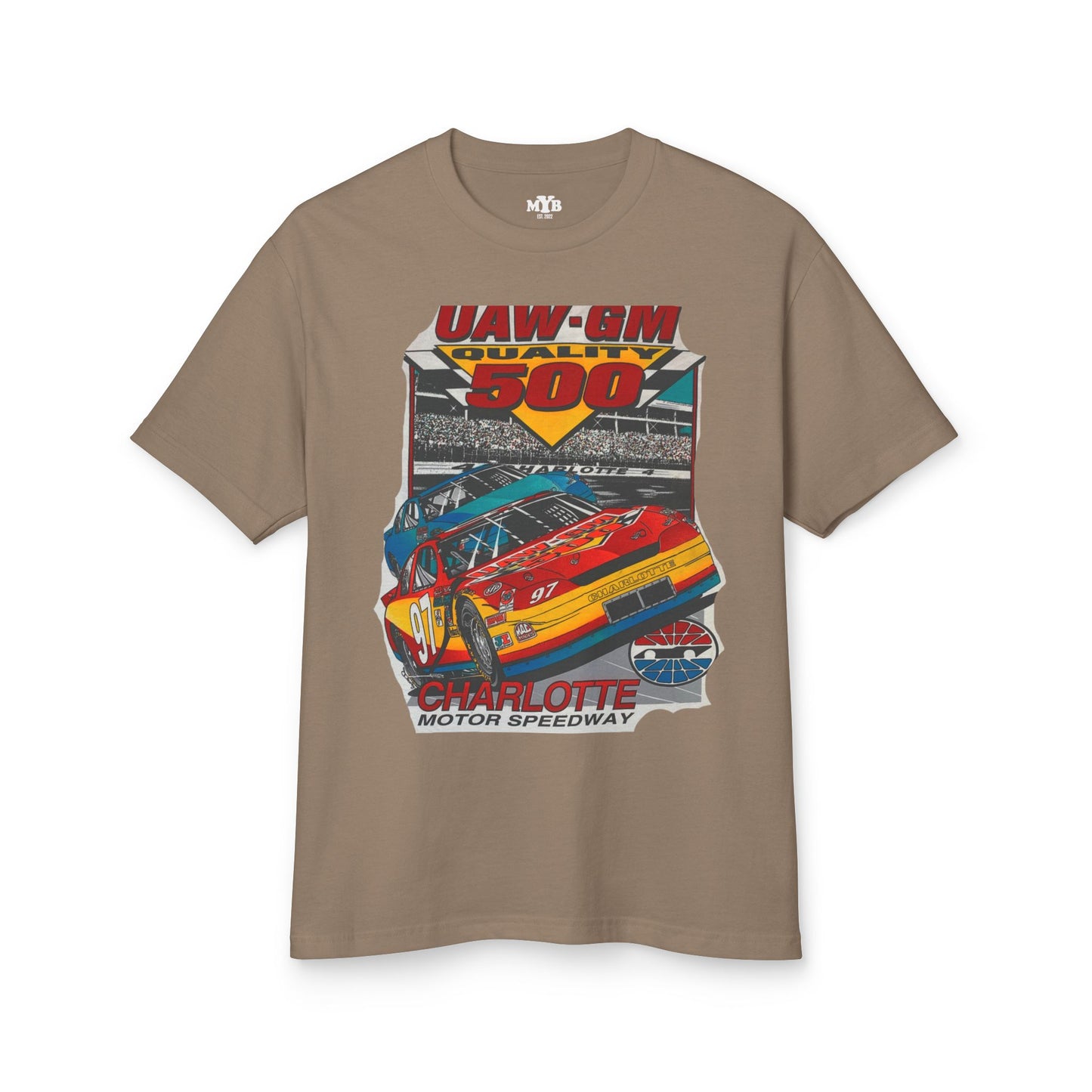 MYB Vintage Race Day Graphic Tee - UAW-GM 500 Edition