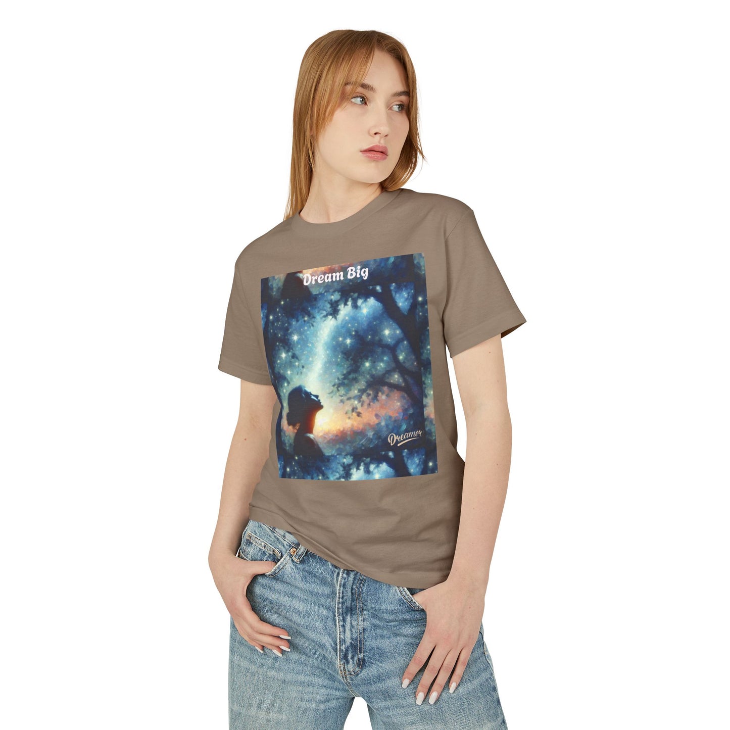 MYB Dreamy Cotton Tee with Inspirational Quote - Unisex Heavyweight Shirt