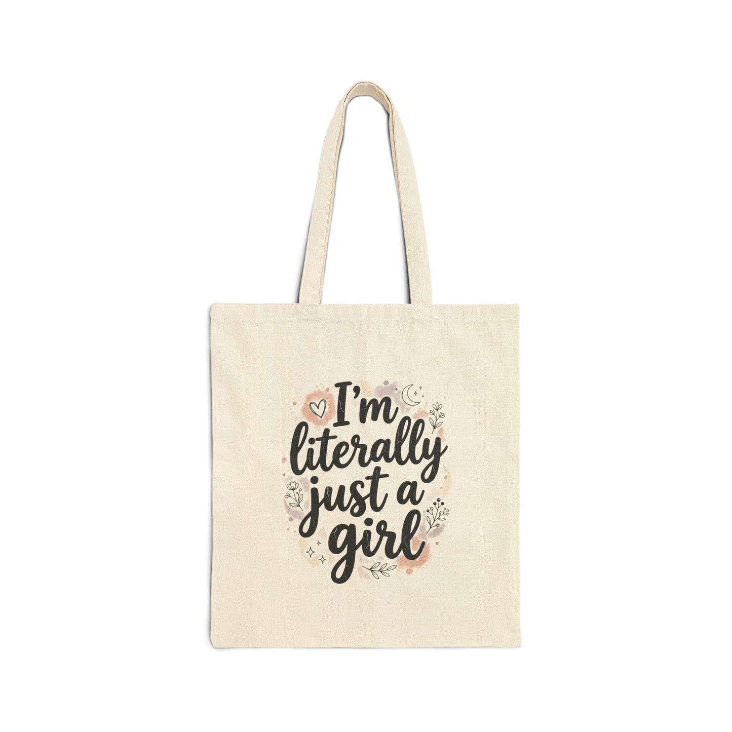 Cotton Canvas Tote Bag – (Make it your own) Personalizable