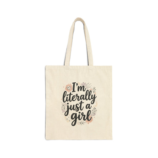 Cotton Canvas Tote Bag – (Make it your own) Personalizable