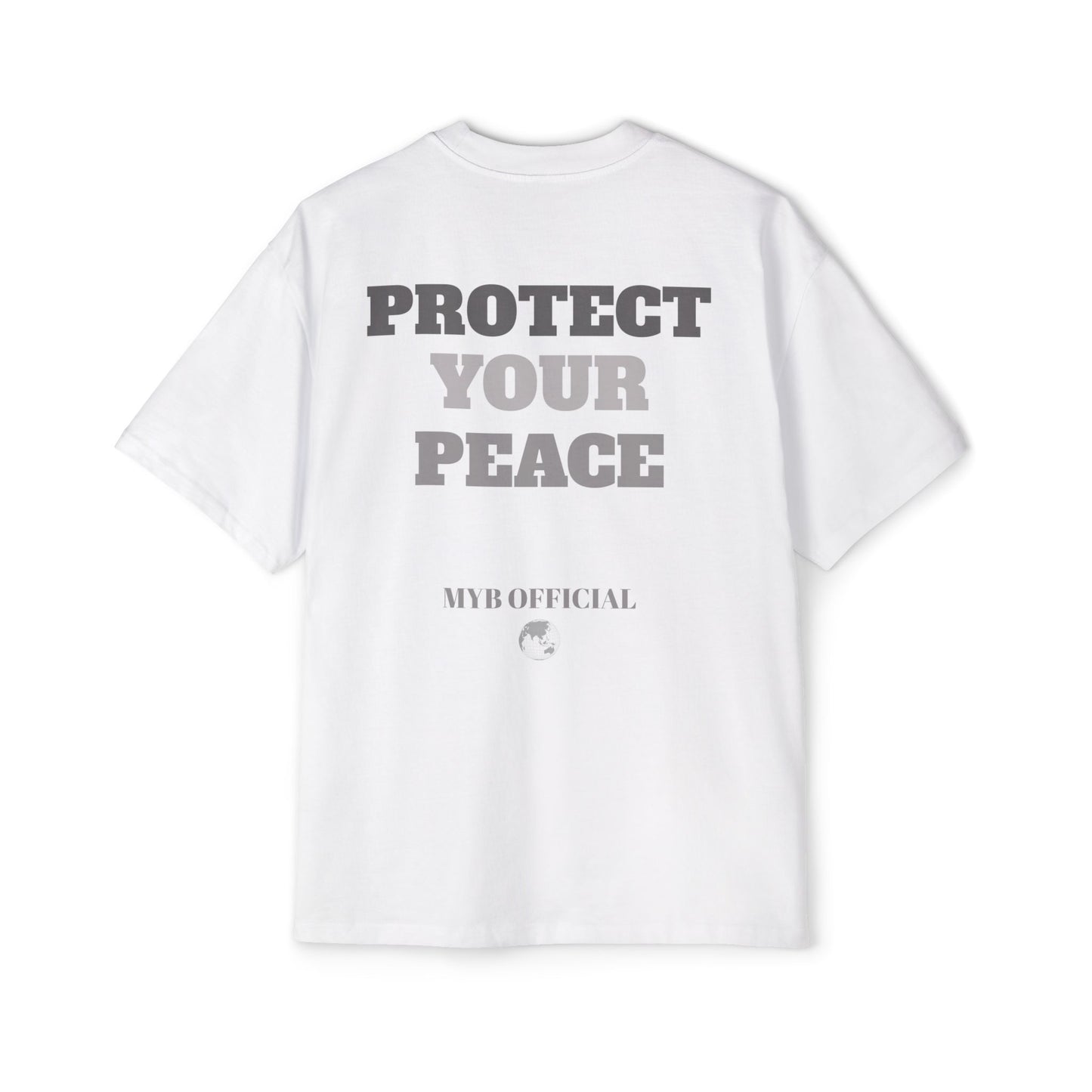 Protect Your Peace Tee — Men’s Oversized Graphic T‑Shirt