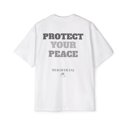Protect Your Peace Tee — Men’s Oversized Graphic T‑Shirt