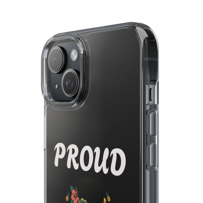 Clear Impact-Resistant Phone Case — "Proud Caribbean Gyal"