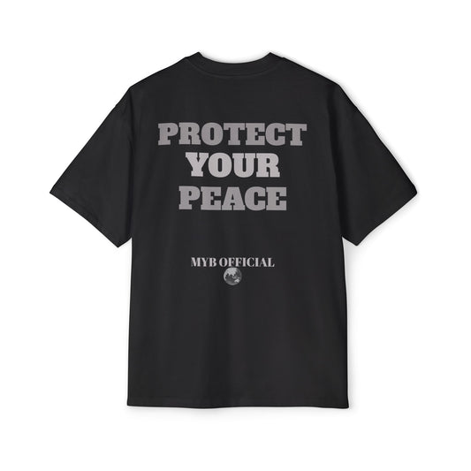 Protect Your Peace Tee — Men’s Oversized Graphic T‑Shirt