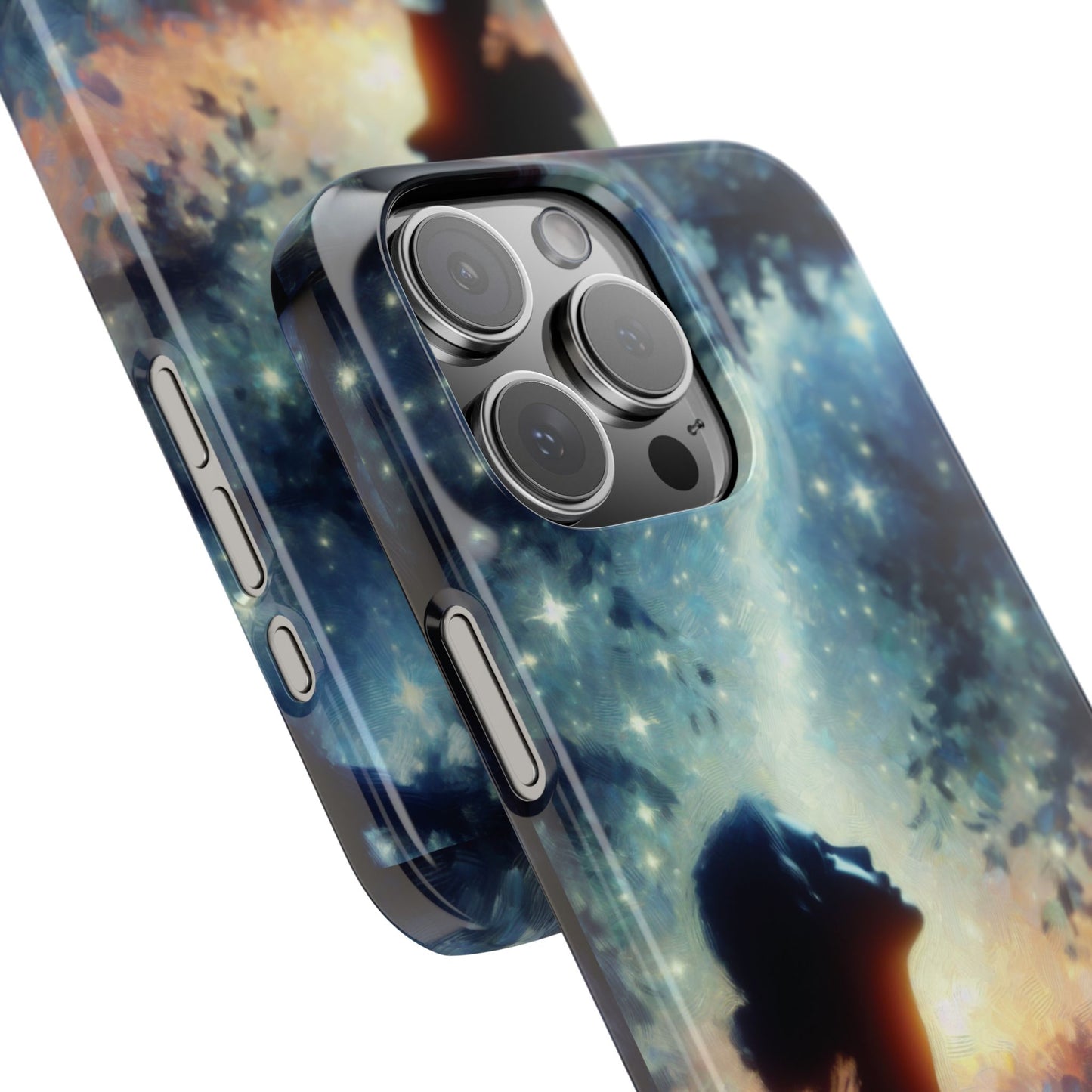 MYB Dreamer Slim Phone Case - Starry Night Design for Dreamers & Nature Lovers