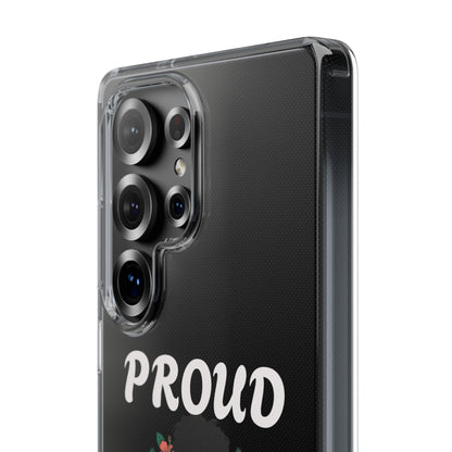 Clear Impact-Resistant Phone Case — "Proud Caribbean Gyal"