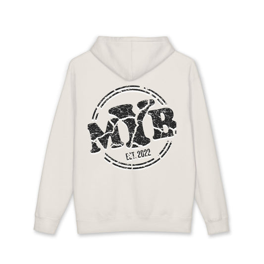 Distressed MTB Logo Hoodie - Mountain Bike Sweatshirt "MTR EST. 2022"