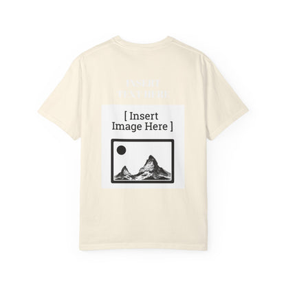 Graphic T-Shirt — Custom Text/Back Print