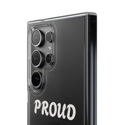 Clear Impact-Resistant Phone Case — "Proud Caribbean Gyal"