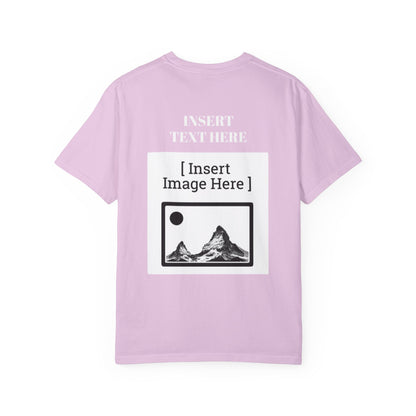 Graphic T-Shirt — Custom Text/Back Print