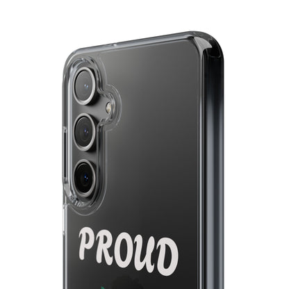 Clear Impact-Resistant Phone Case — "Proud Caribbean Gyal"