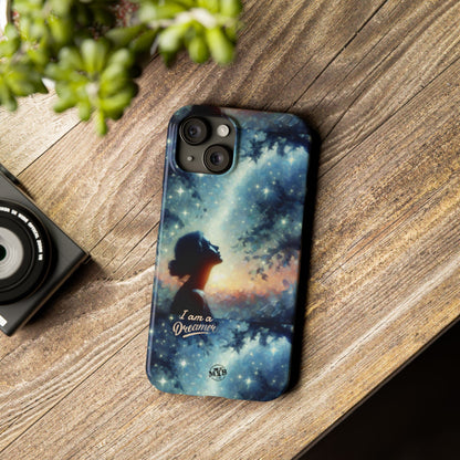 MYB Dreamer Slim Phone Case - Starry Night Design for Dreamers & Nature Lovers