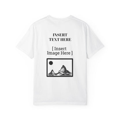 Graphic T-Shirt — Custom Text/Back Print