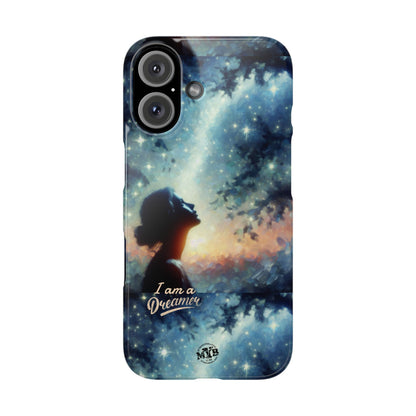 MYB Dreamer Slim Phone Case - Starry Night Design for Dreamers & Nature Lovers