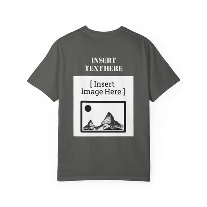 Graphic T-Shirt — Custom Text/Back Print