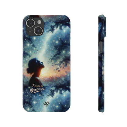 MYB Dreamer Slim Phone Case - Starry Night Design for Dreamers & Nature Lovers