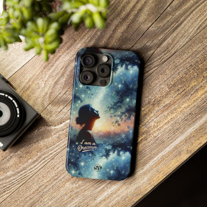 MYB Dreamer Slim Phone Case - Starry Night Design for Dreamers & Nature Lovers