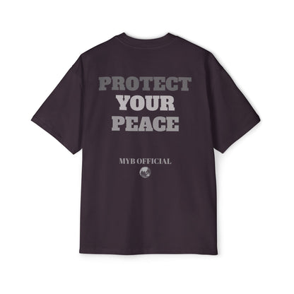 Protect Your Peace Tee — Men’s Oversized Graphic T‑Shirt