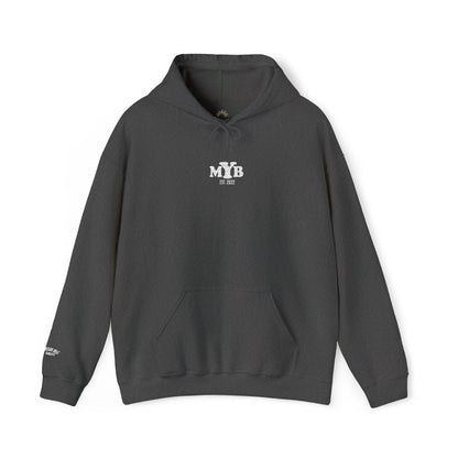MYB Logo Black Hoodie — Minimal Streetwear Pullover