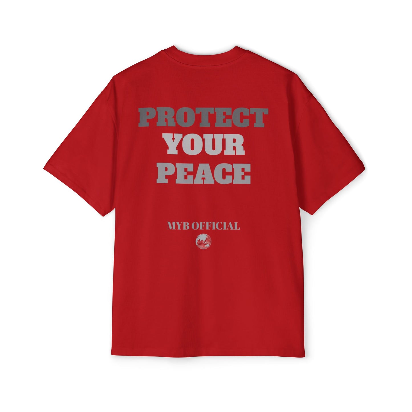 Protect Your Peace Tee — Men’s Oversized Graphic T‑Shirt