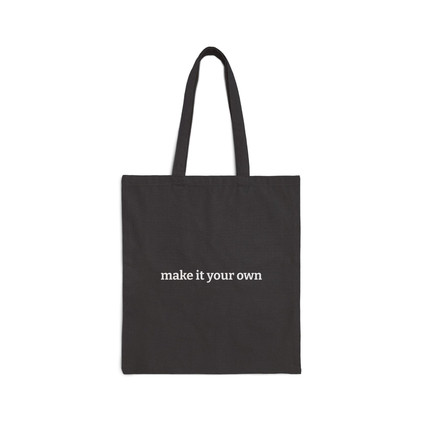 Cotton Canvas Tote Bag – (Make it your own) Personalizable