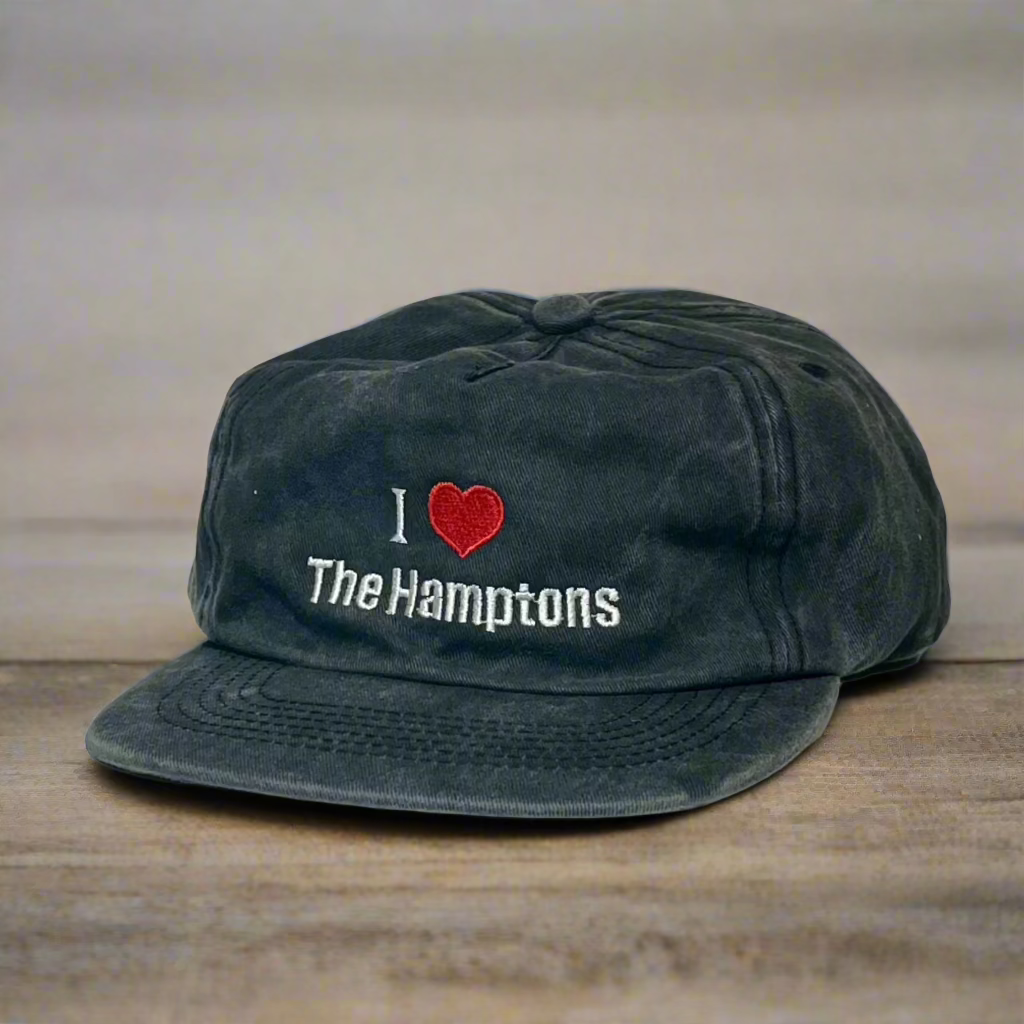 'I Love The Hamptons' Unstructured Hat