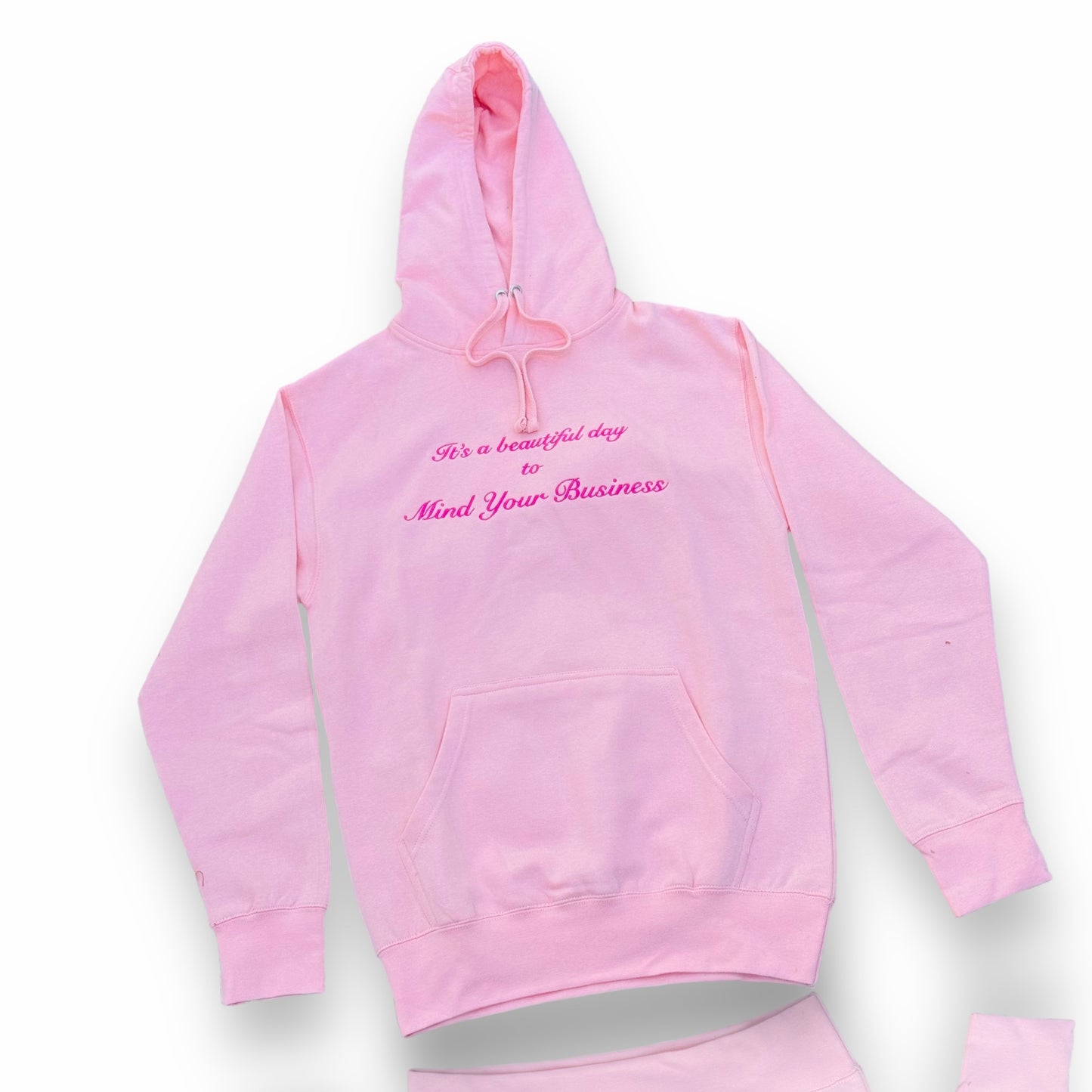 Pink Fleece Hoodie